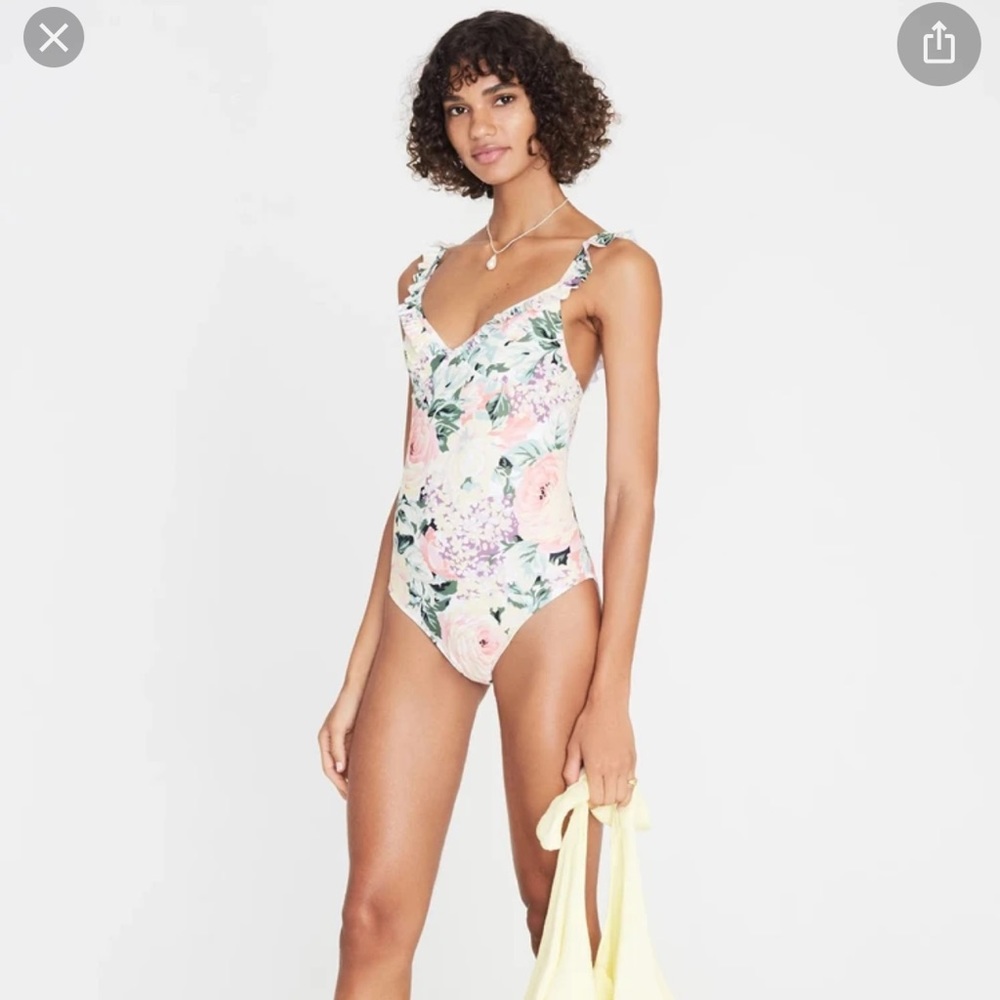 NWT Faithfull the Brand Floral One Piece | L
